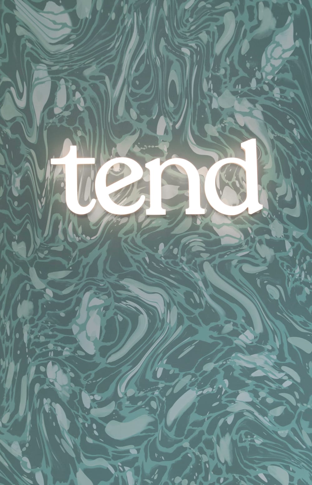 A sign for Tend Dental.