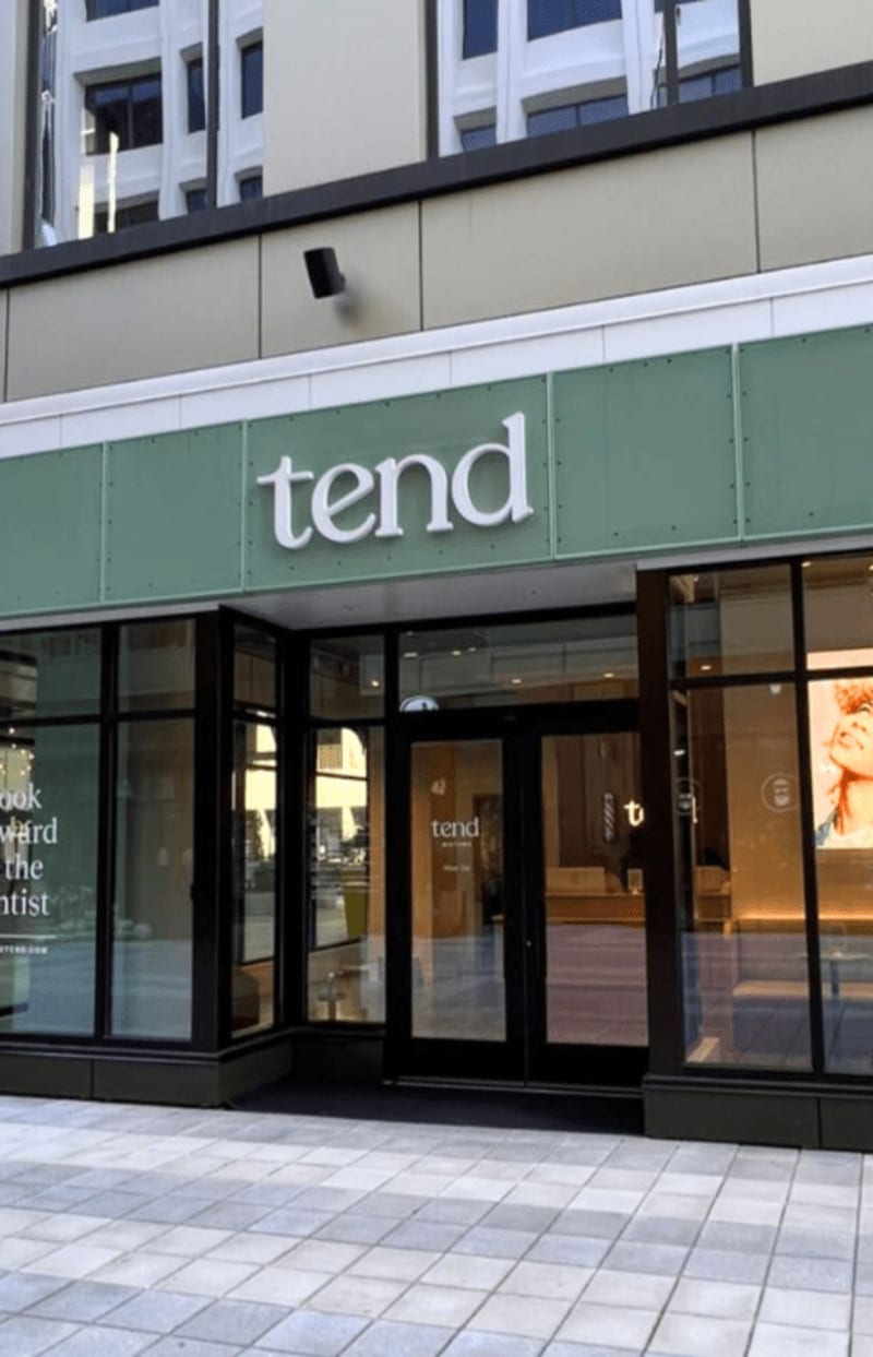 The exterior of Tend Dental Midtown Atlanta