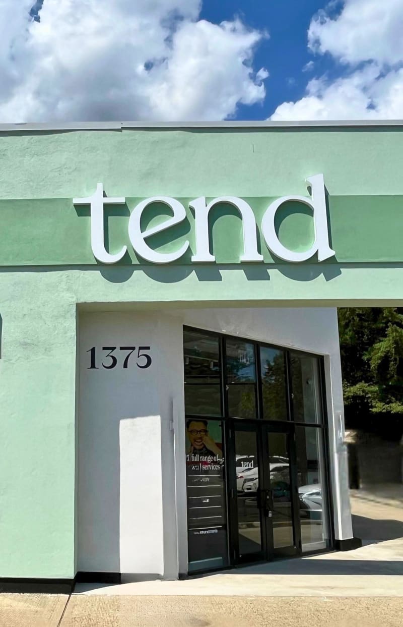 The exterior of Tend Dental Westport