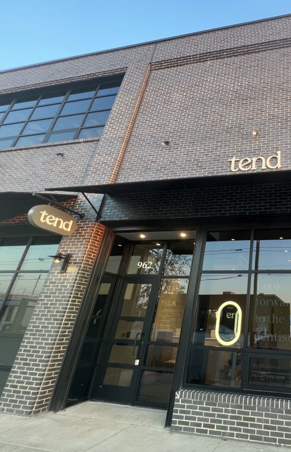 The exterior of Tend Dental East Nashville