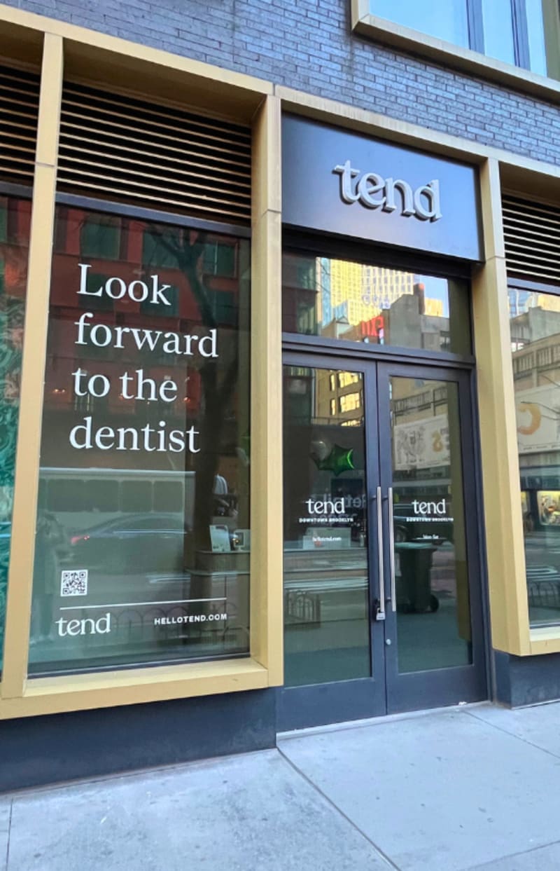 The exterior of Tend Dental Williamsburg