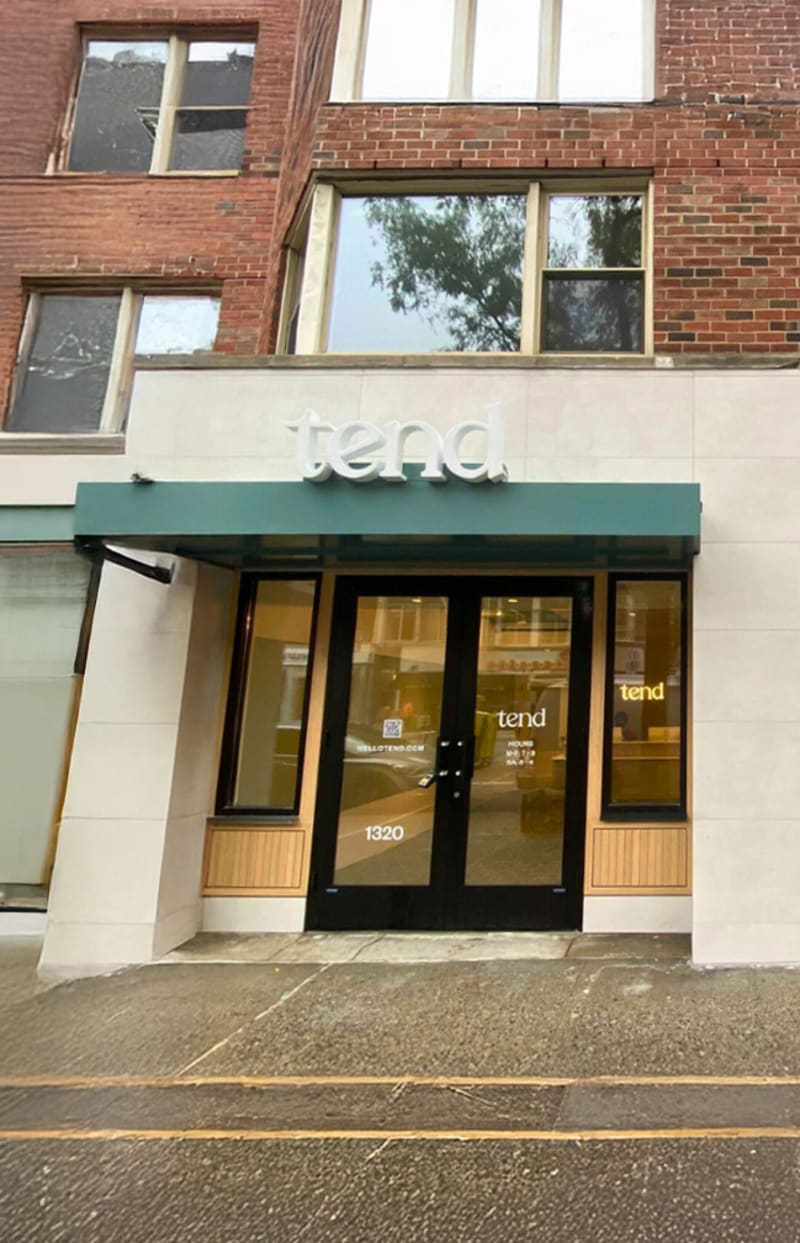 The exterior of Tend Dental Flatiron