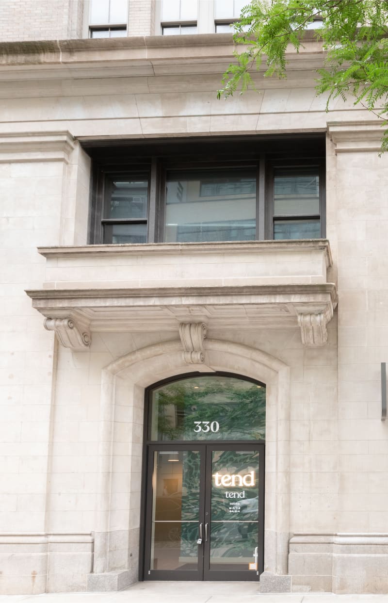The exterior of Tend Dental Flatiron