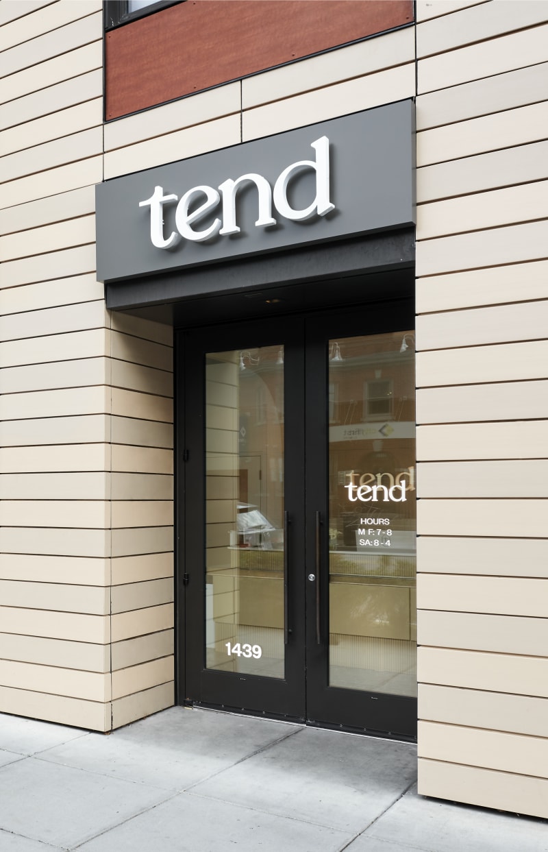 The exterior of Tend Dental Golden Triangle