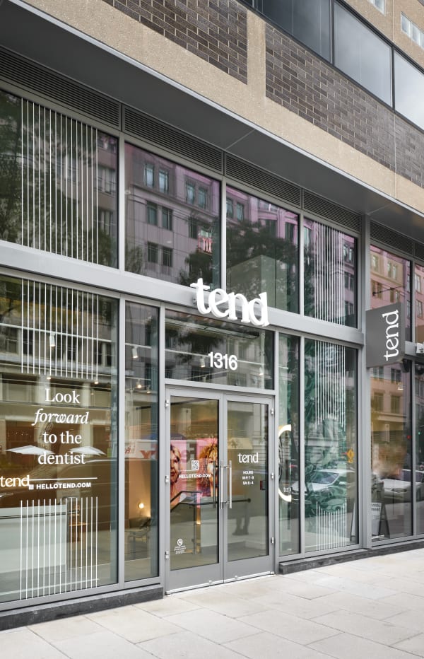 The exterior of Tend Dental Golden Triangle