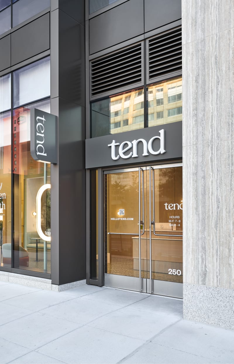 The exterior of Tend Dental Navy Yard